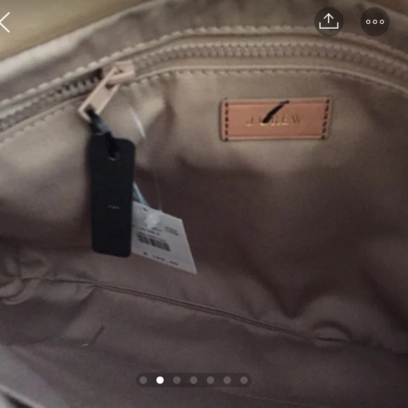 Nwt j crew leather classic clutch - Picture 2 of 9